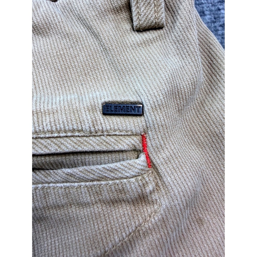 Element Team Co-Op Mens Corduroy Pants Tan Khaki Size 32 Skateboarding Casual - Picture 11 of 16